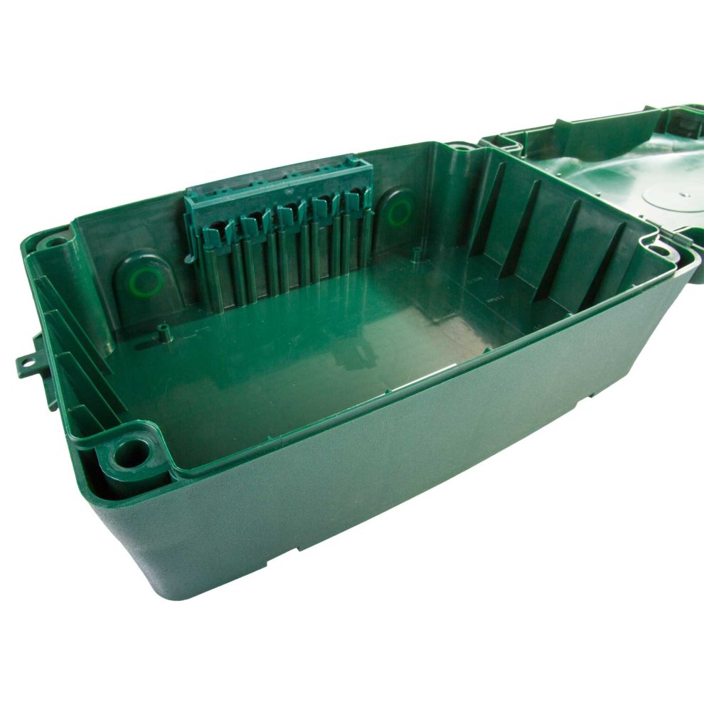 Masterplug 3001252 New & Old Work Rectangle Plastic 4 Gang Weatherproof Box