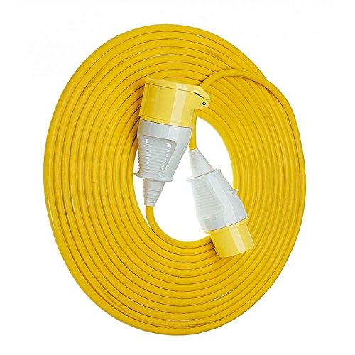 Defender Extension Lead Yellow 1.5mm2 16A 14m - 110V