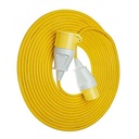 Defender Extension Lead Yellow 1.5mm2 16A 14m - 110V