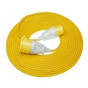 Defender Extension Lead Yellow 1.5mm2 16A 14m - 110V