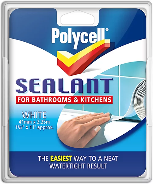 Polycell Sealant Strip White 41mm Wide
