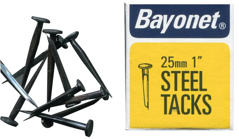 Bayonet Steel Tacks 25mm