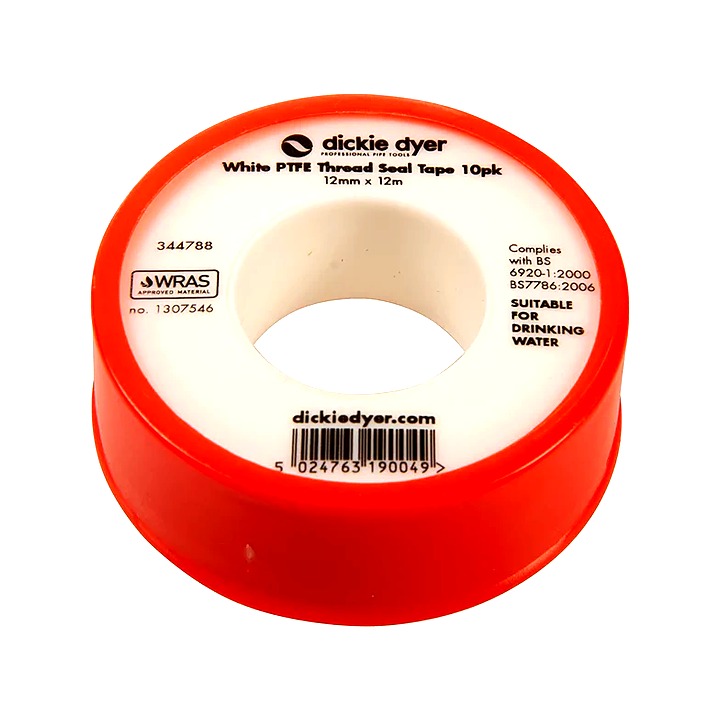 Plumbing PTFE Tape 12mm x 12m
