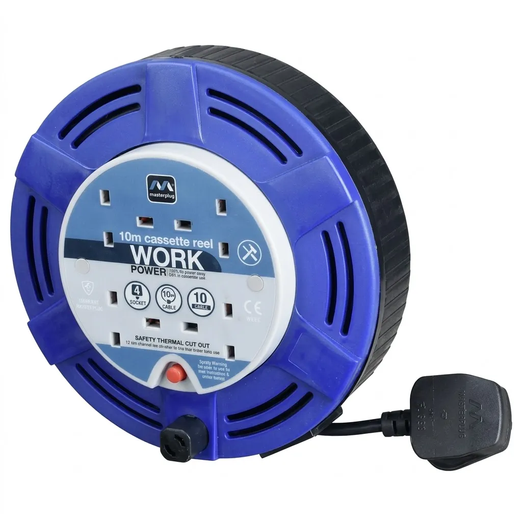 Masterplug 10m Cassette Reel