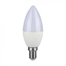 V-TAC LED 4.5=40W E14 Cool White 6500K Screw-in Candle Bulb 