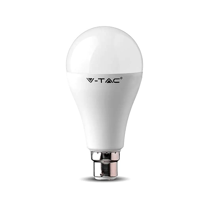 V-TAC LED 9W B22 Bayonet Dimmable Bulb Warm White 3000K Bulb