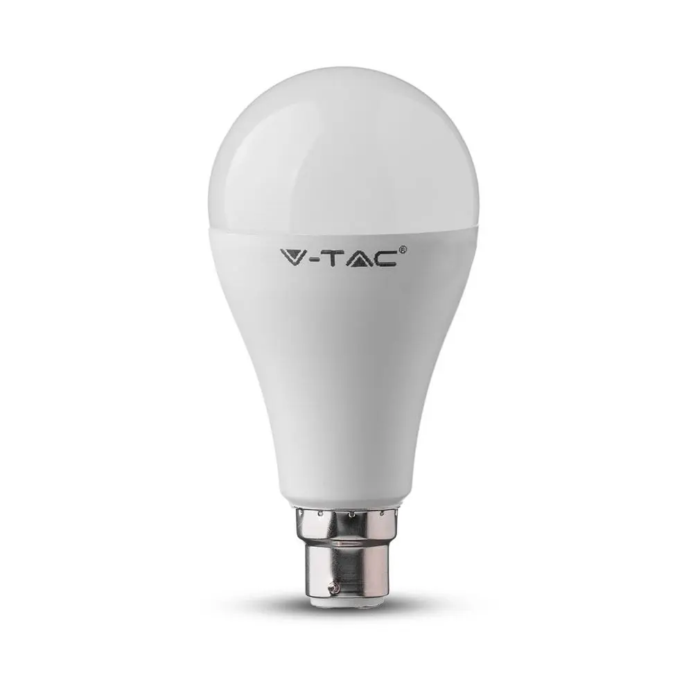 V-TAC LED 9W B22 Bayonet Dimmable Bulb Warm White 3000K Bulb