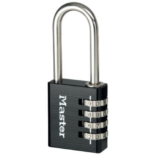 Master Lock Black Aluminium Combination Padlock (W)40mm