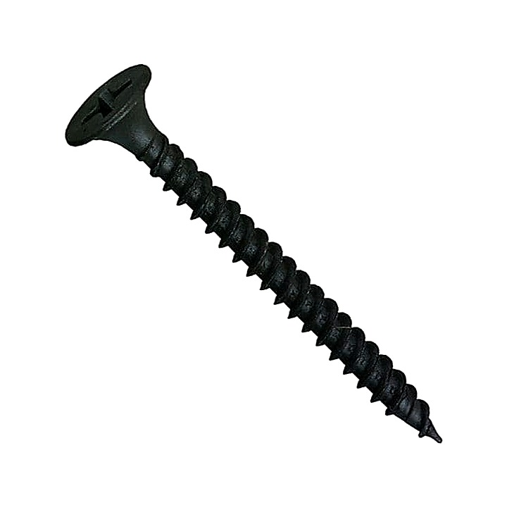 3.5mm x 32mm Black Drywall Screws Qty 200