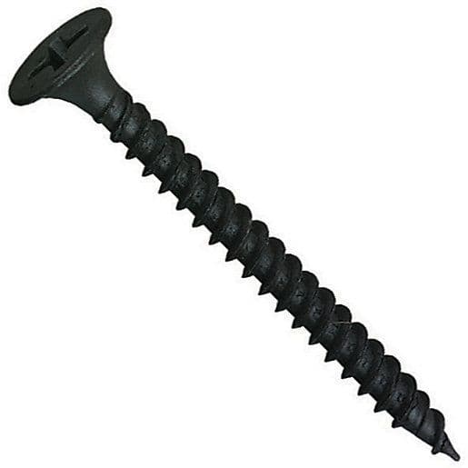 3.5mm x 32mm Black Drywall Screws Qty 200