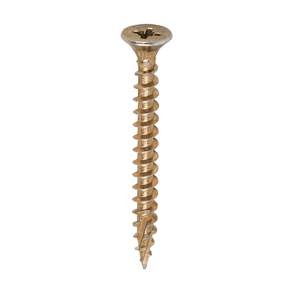 Netherwood Tools 5 x 50mm Gold Screws Approx 25