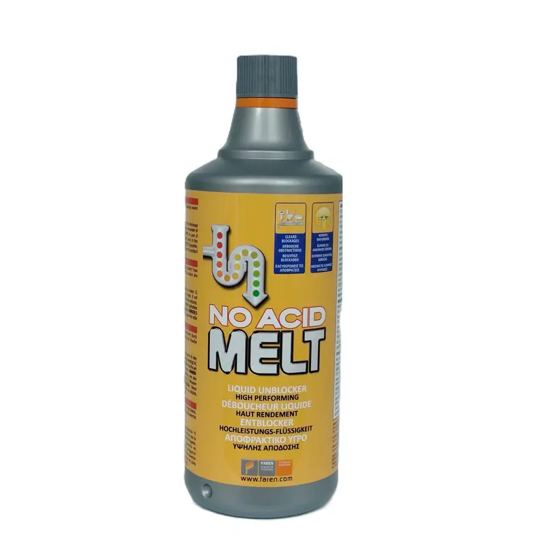 Faren No Acid Melt Drain Unblocker 1L