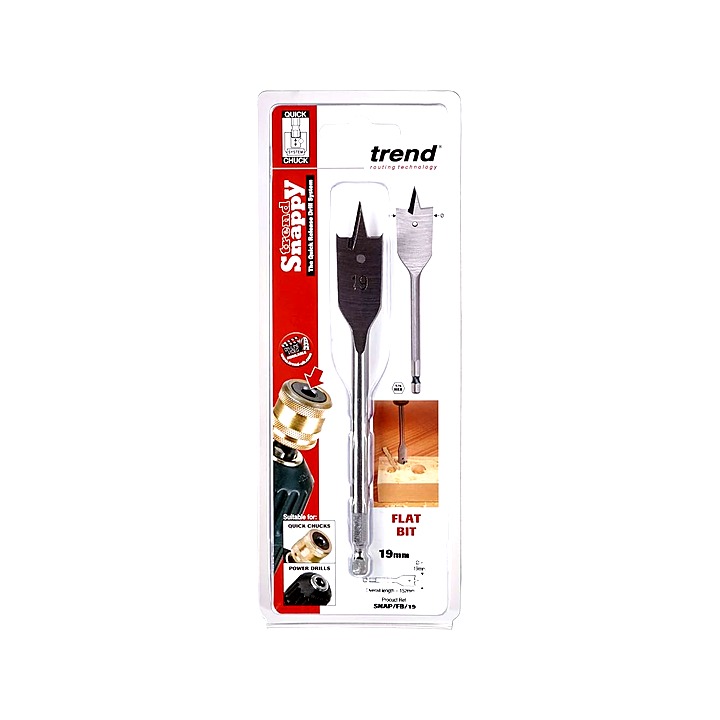 Trend Wood Flat Bit 19mm