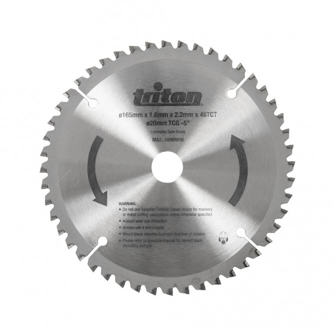 Triton 20mm 165mm Saw Blade