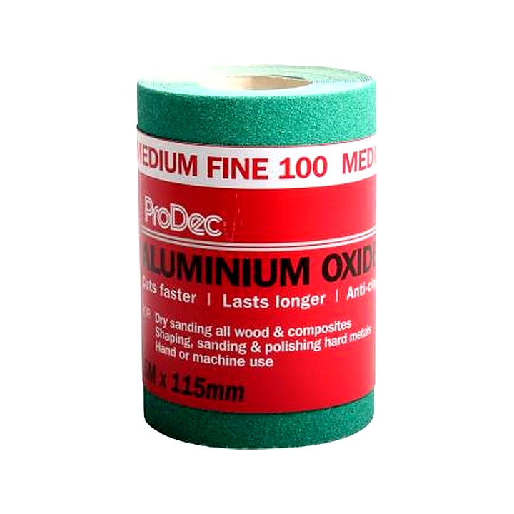 ProDec 5m Sandpaper Roll Medium Fine 100G