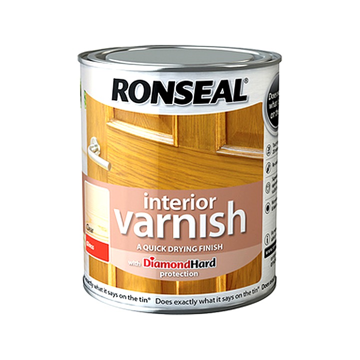 Ronseal Interior Varnish Gloss Clear 750ml