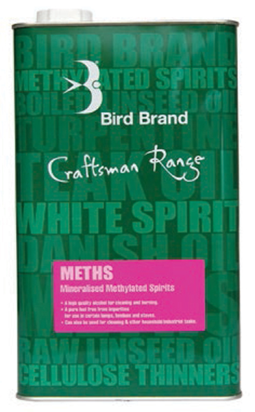Bird Brand Methylated Spirit Lamp Oils & Solvents 5L