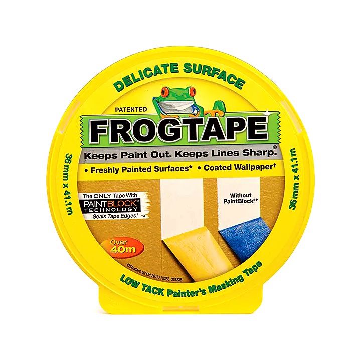 Frog Tape 36mm x 41.1m Low Tack Masking Tape