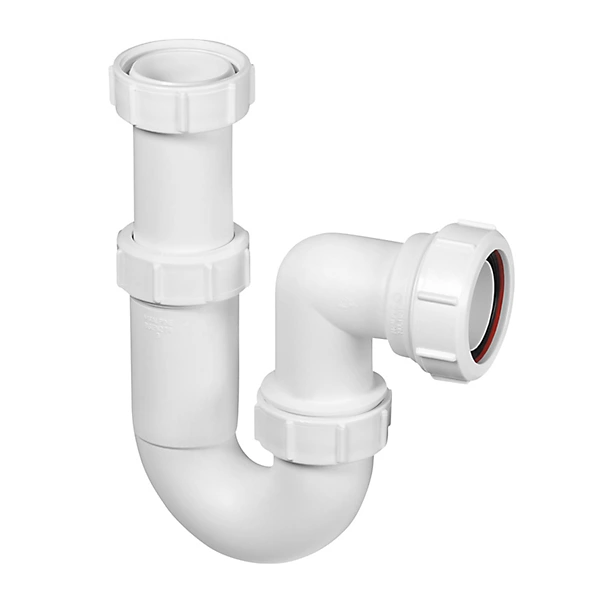 McAlpine Adjustable Sink P Trap 40mm (1-1/2")