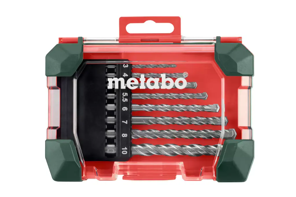 Metabo Masonry Drill Set 3-10mm 8 Pcs