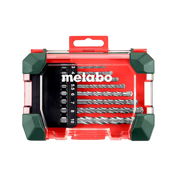 Metabo Masonry Drill Set 3-10mm 8 Pcs
