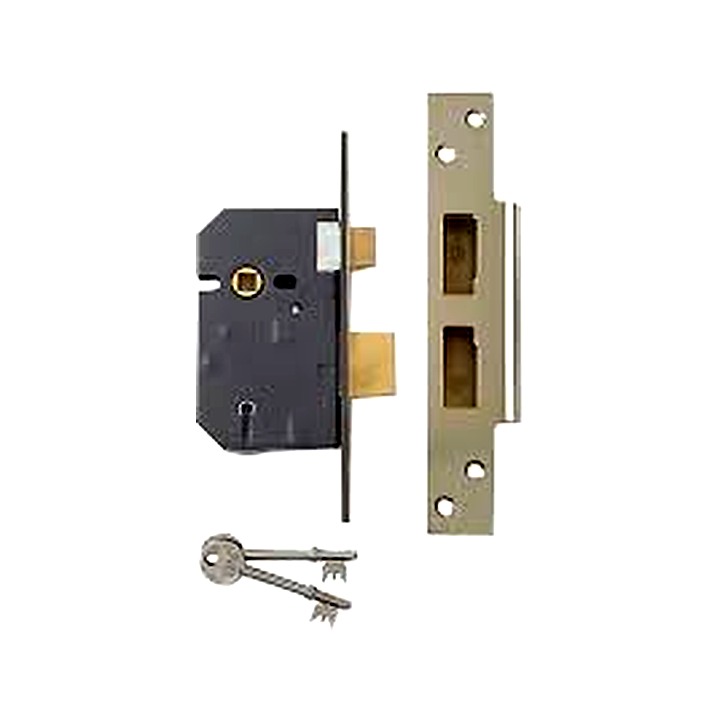 Yale 76mm Chrome effect 5 Lever Mortice Sashlock
