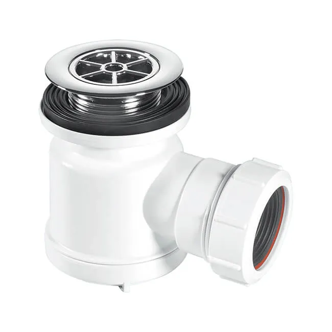 Shower Trap With Chrome Grill