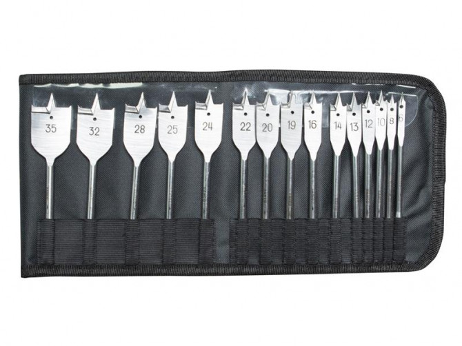 Bahco Series Flat Bit Set 15 Piece