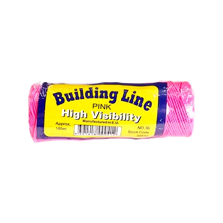 Tayler Builders Line 105m Pink High Visibility 