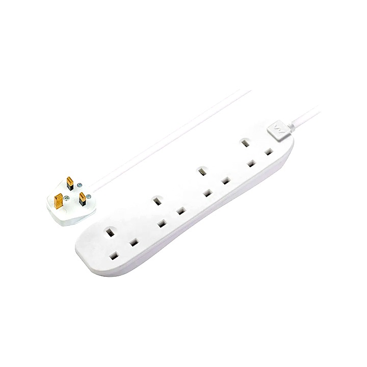 Masterplug 4 Socket Extension Lead 2m