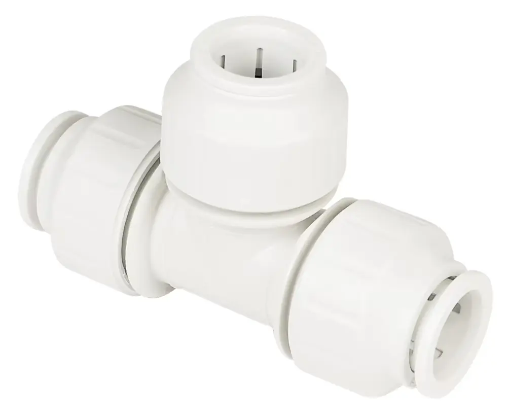 JG 15mm Push Fit Equal Tee Connector 5 Pack