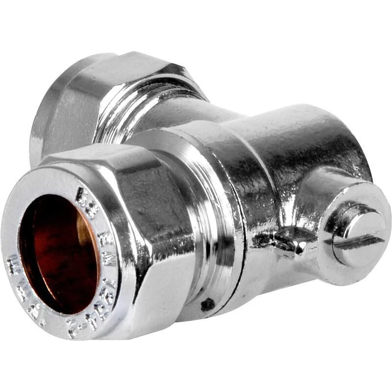 15mm Angled Service Valve 