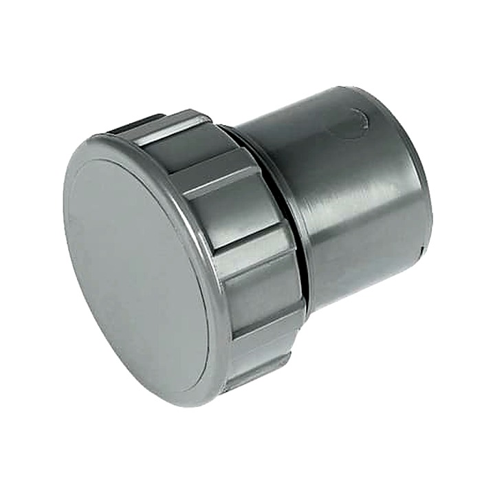 32mm End Cap Solvent Weld Grey