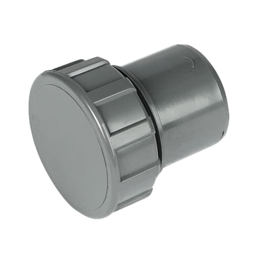 32mm Solvent Weld End Cap Grey