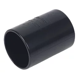 32mm Straight Solvent Weld Black