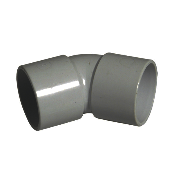 32mm Solvent Weld Bend 45° Grey
