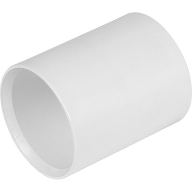 40mm Straight Solvent Weld White