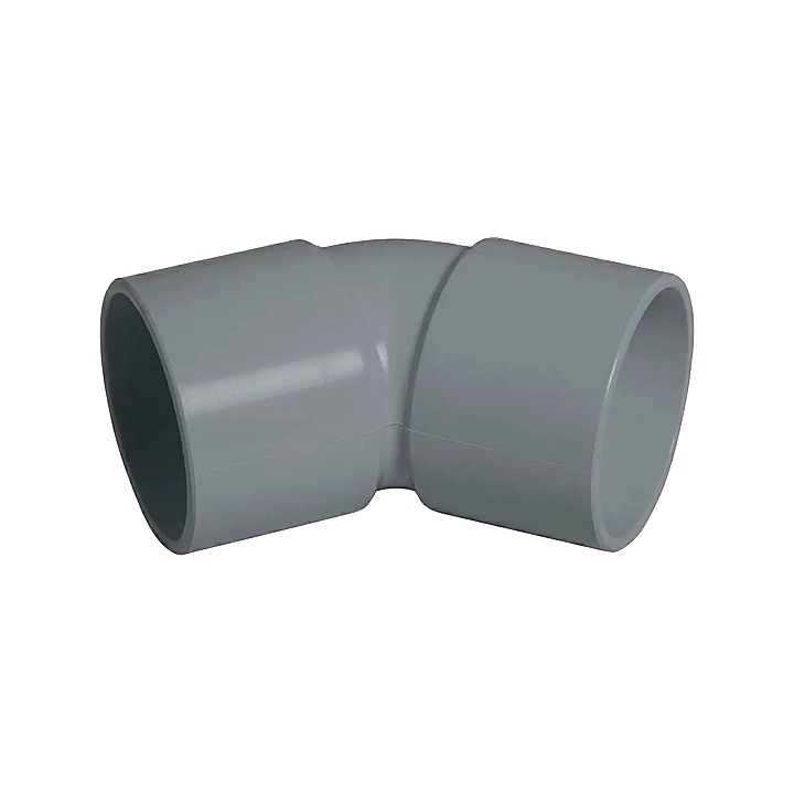 40mm Elbow 45° Solvent Weld Grey