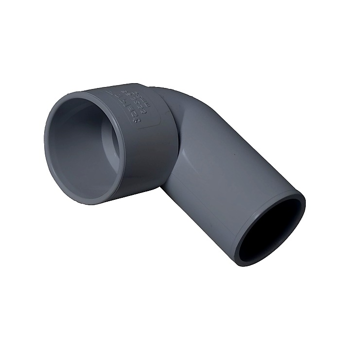 40mm-43mm Solvent Weld Waste Conversion Bend 90°(Street Elbow) Grey