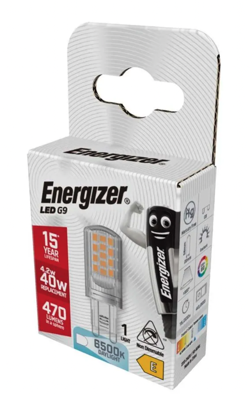 Energizer LED G9 4.2W 6500k Daylight