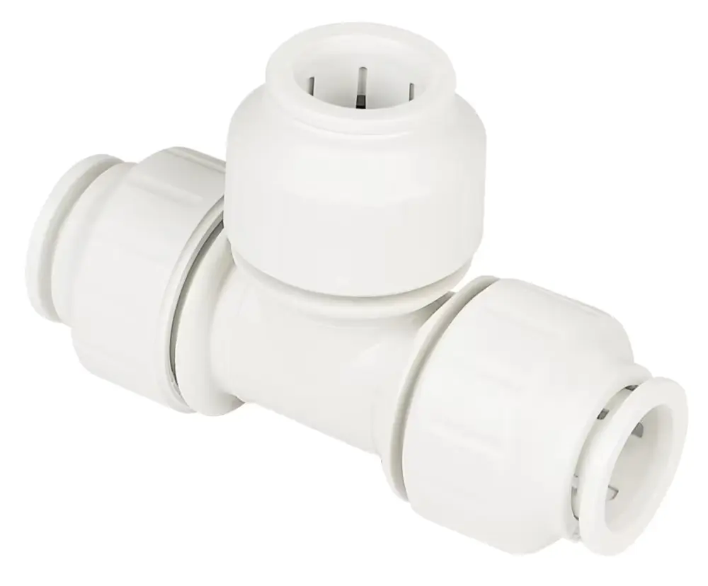 15mm Equal Plastic Push Fit Tee 
