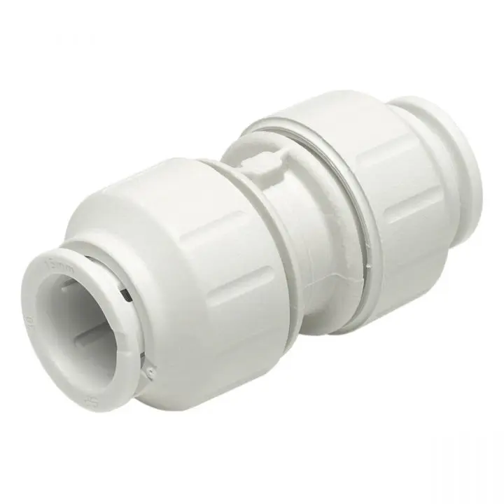 15mm Equal Plastic Push Fit Straight 
