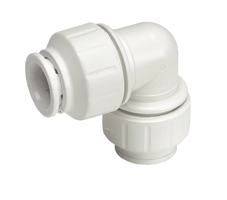 15mm Plastic Push Fit 90° Elbow 