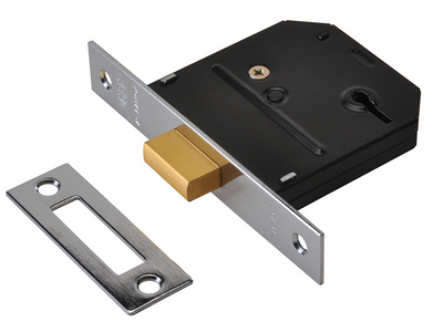 Union 3 Lever Mortice Deadlock 2.5" 65mm