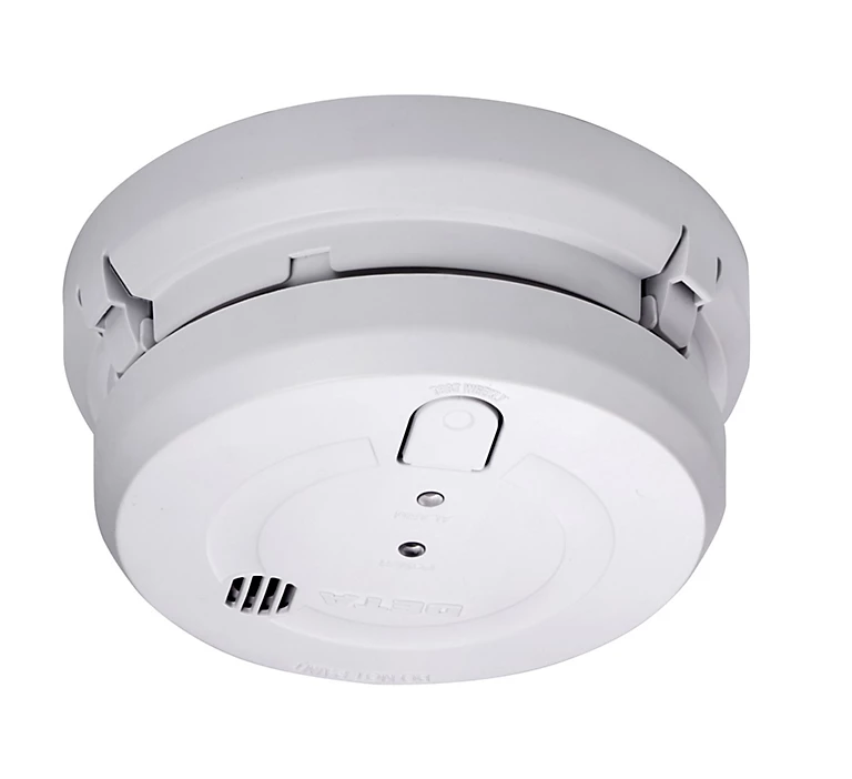 Deta Mains Powered Hard Wired Optical Smoke Alarm w 9V Battery Back-up 