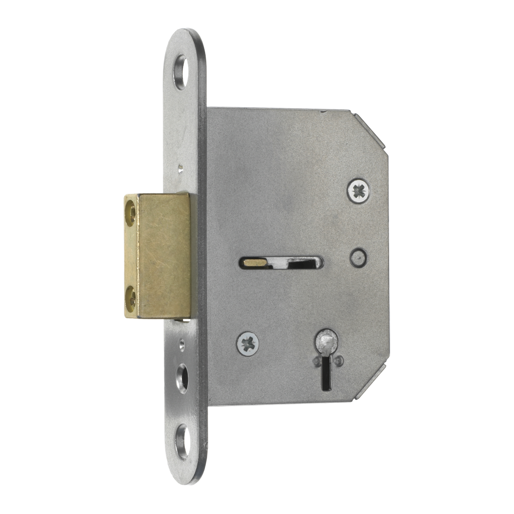 ERA 5 Lever Mortice Deadlock 64mm Keyed Satin Chrome