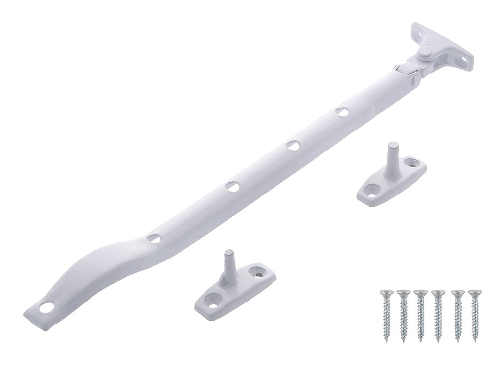 10" (250mm) Window Casement Stay White