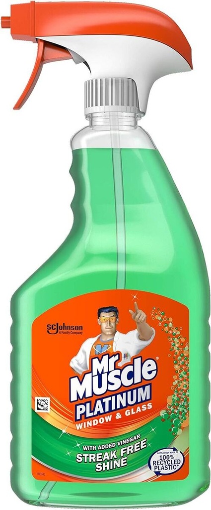 Mr Muscle Platinum Window & Glass Cleaner Spray 750ml 