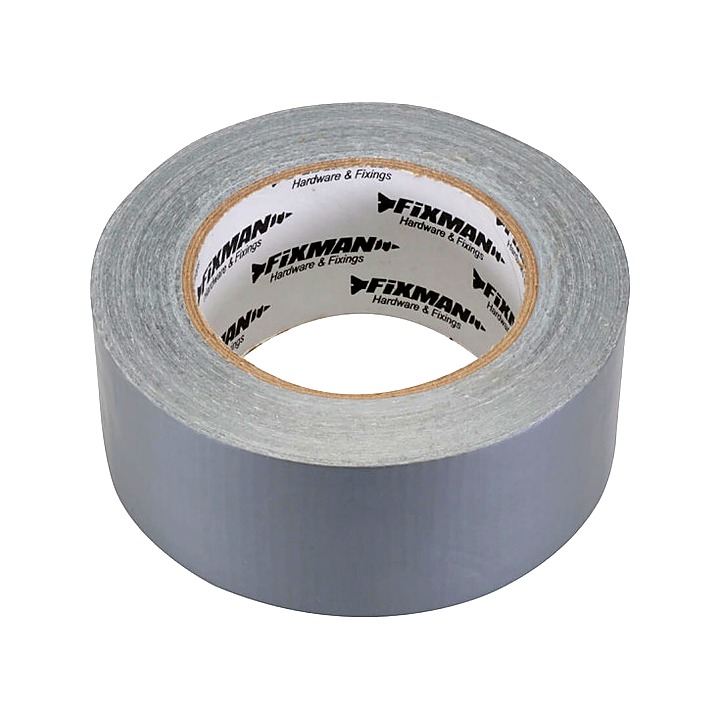 Fixman Heavy Duty Duct Tape 50mm X 50M Silver 