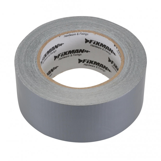 Fixman Heavy Duty Duct Tape 50mm X 50M Silver 